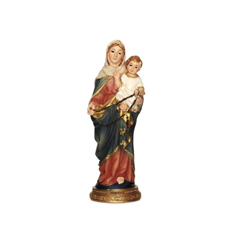 figura virgen rosario estatua