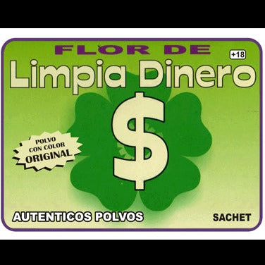 money cleansing flower powder sachet