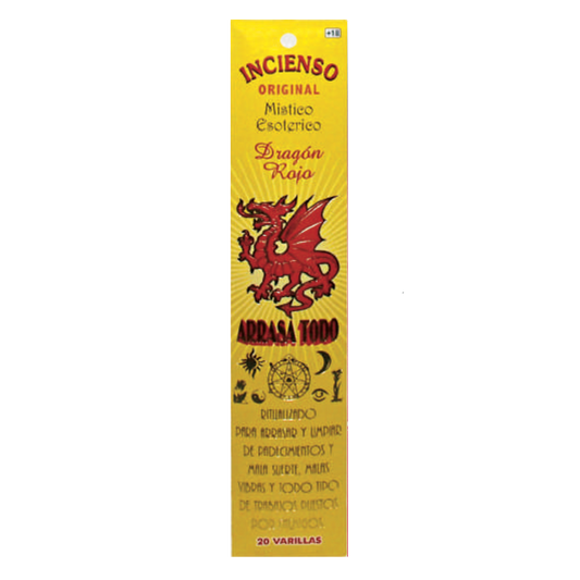 red dragon stick incense removel all
