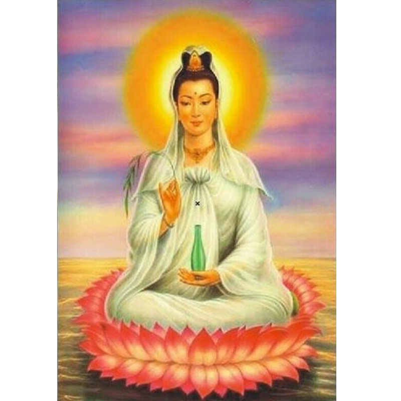 Goddess of Compassion card santeria