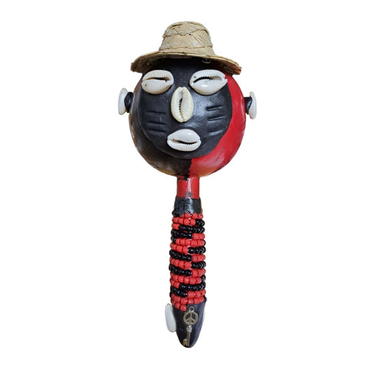 maraca eleggua elegua decorada