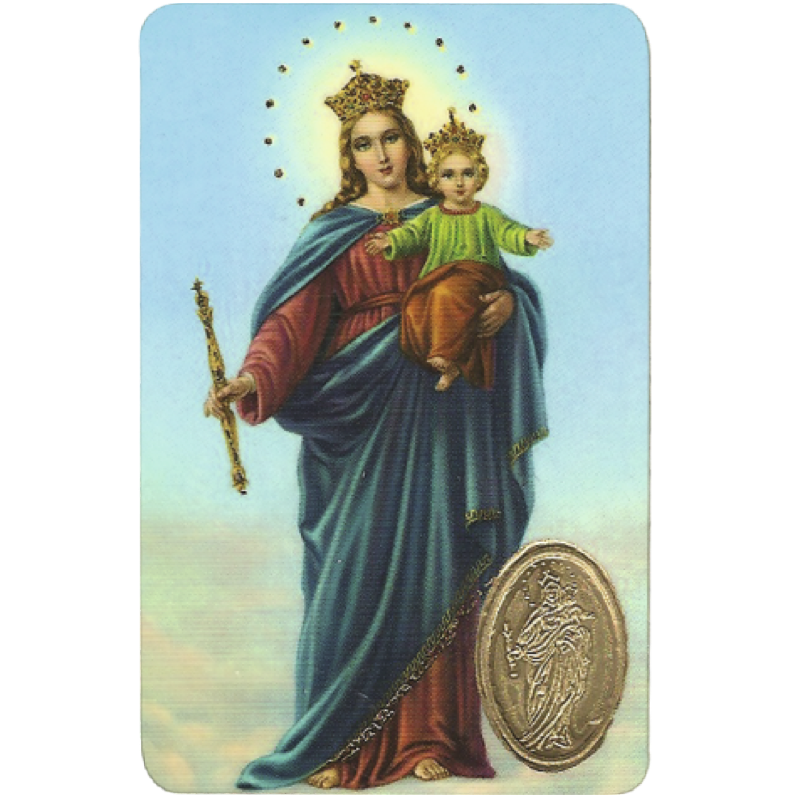 Mary Help of Christians card