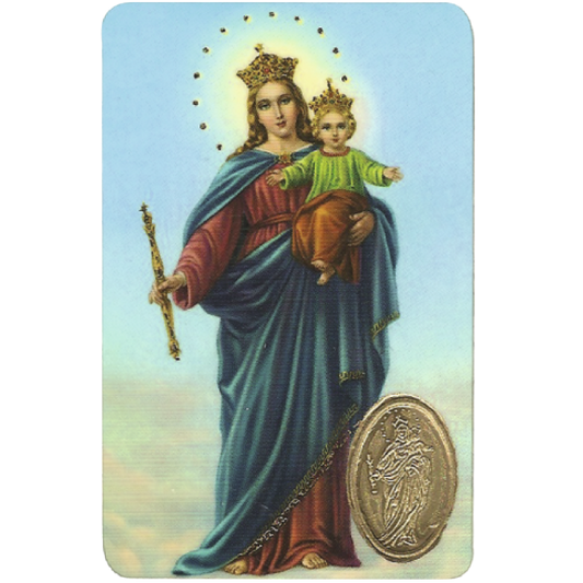 Mary Help of Christians card