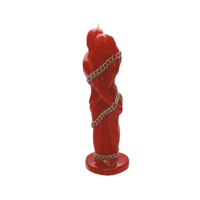candle couple chain red