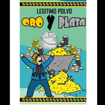 silver and gold powder