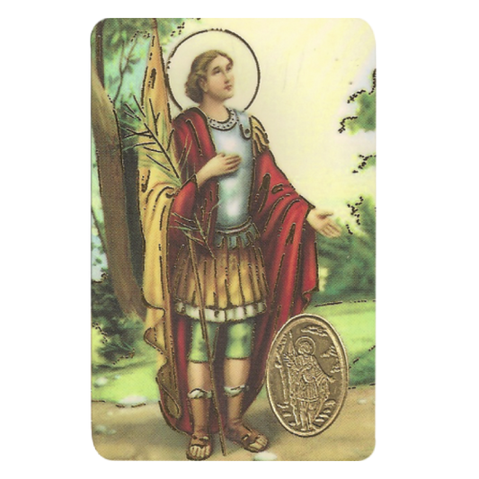 saint pancras card medal