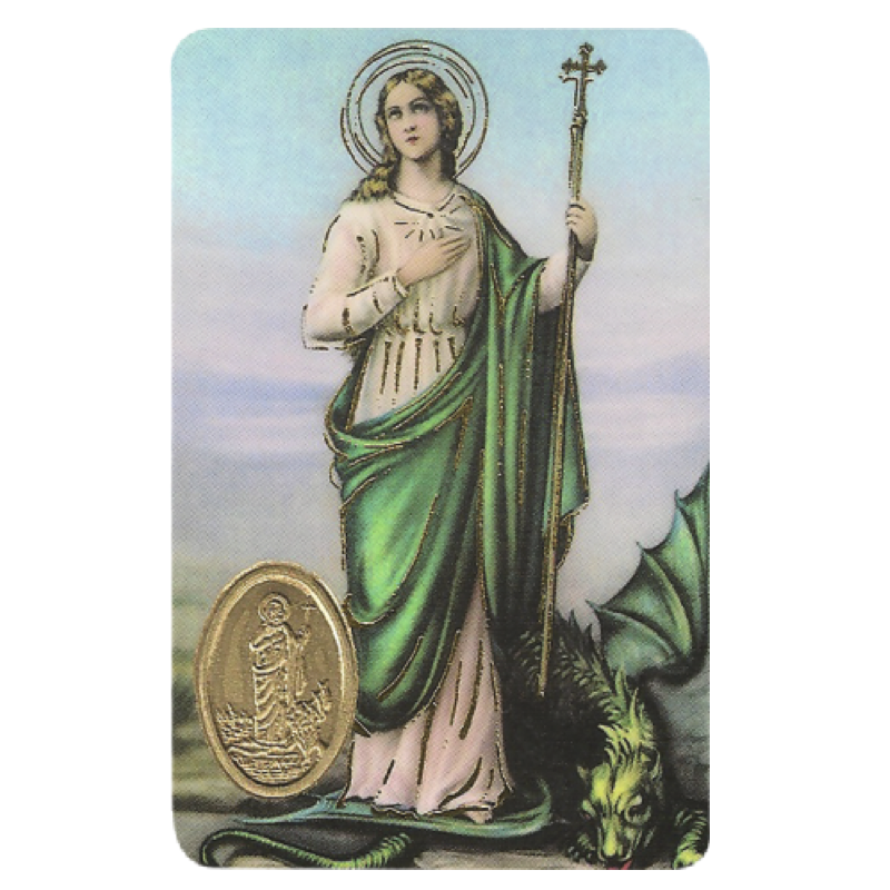 st martha card medal