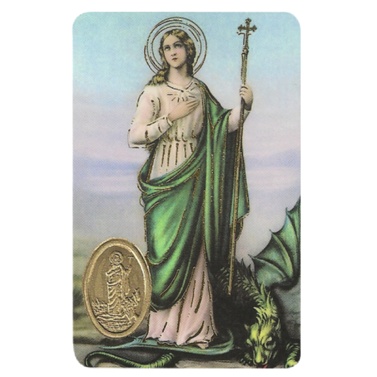 st martha card medal