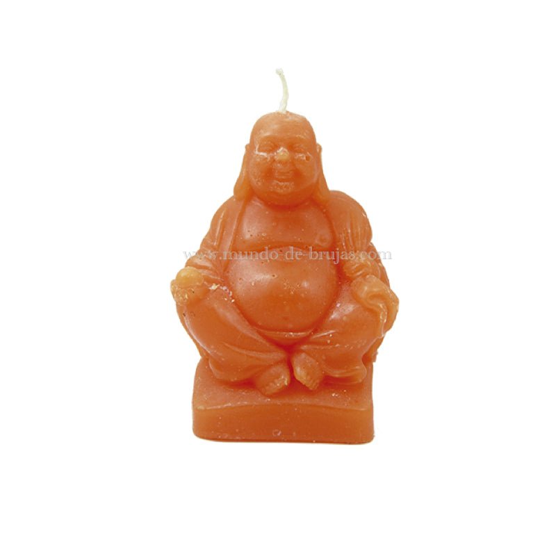 vela buda naranja