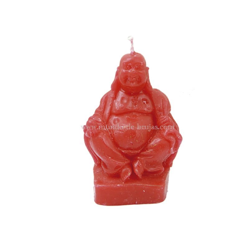 vela buda rojo