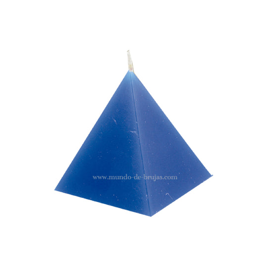 vela piramide azul