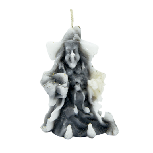 candle witch silver