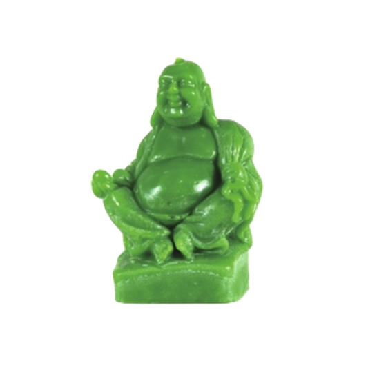 candle buddha green