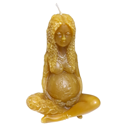 gaia mother earth honey candle
