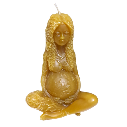 gaia mother earth honey candle