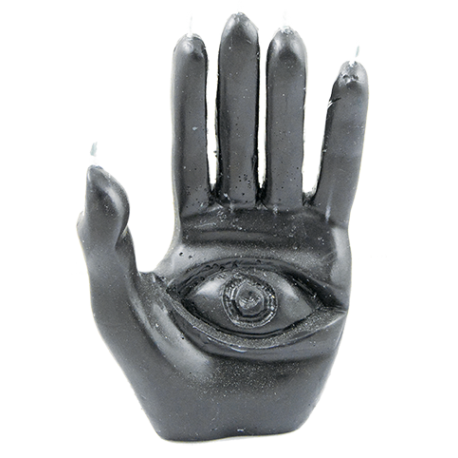 candle powerful hand black