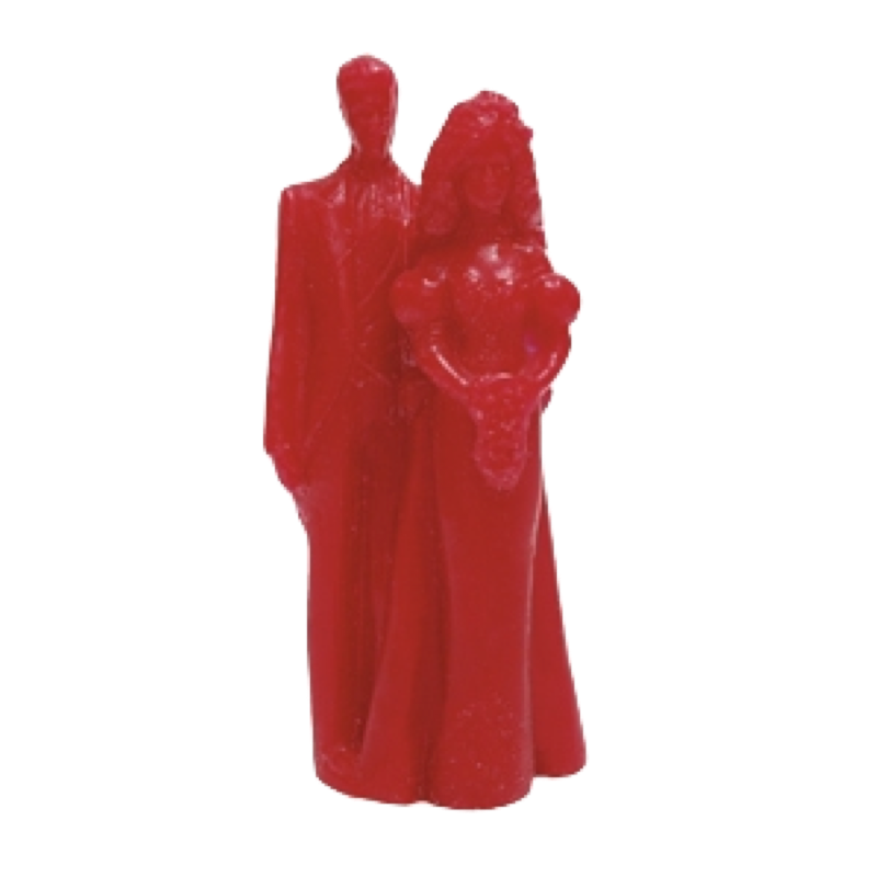 candle red couple marriage