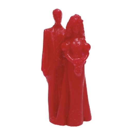 candle red couple marriage