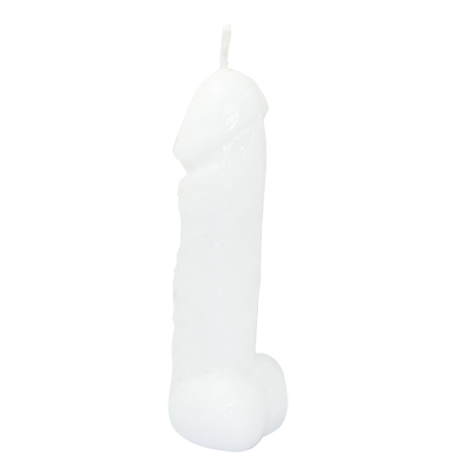 candle penis phallus white