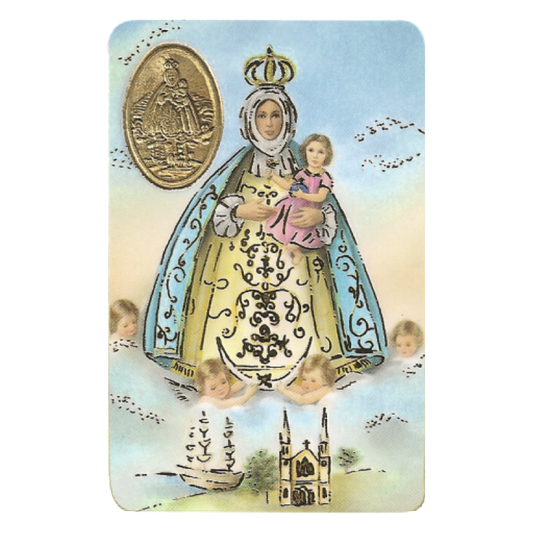 Lady of Regla card medal