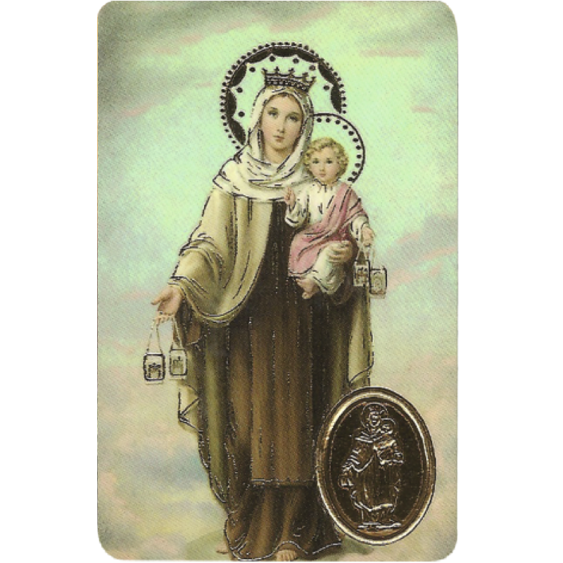 virgin carmen card medal
