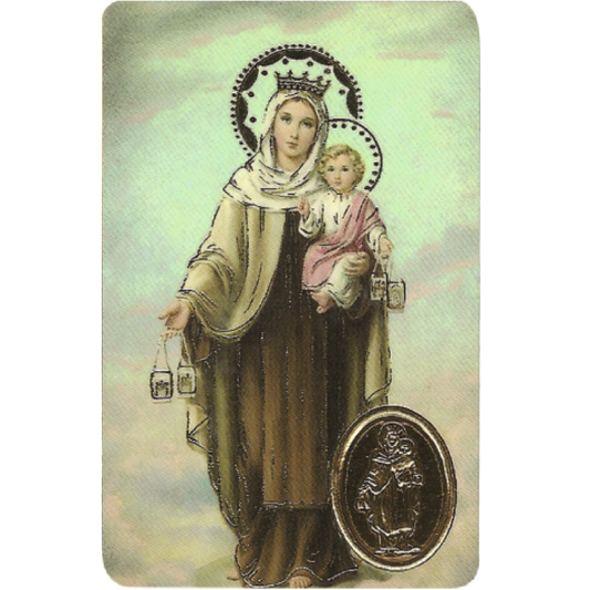 virgin carmen card medal