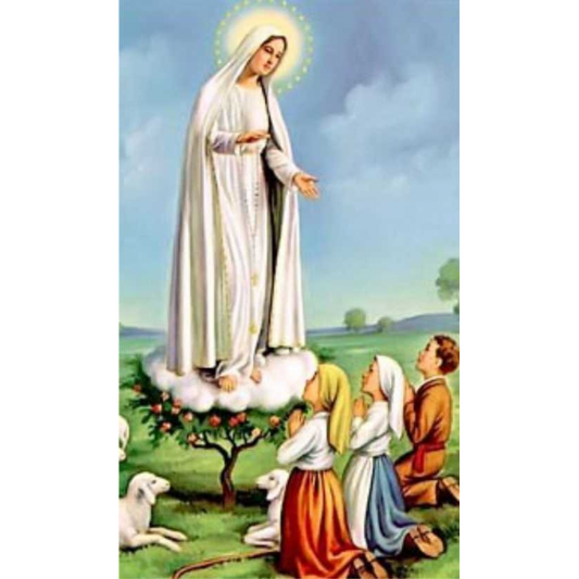 VIRGIN OF FATIMA Religious Stamp, Religion / Religious Card 