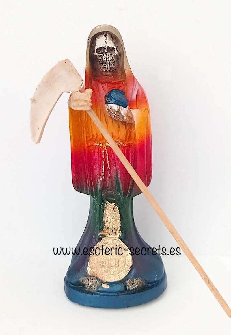 Figura SANTA MUERTE 7 Colores 7 Potencias 15cm MOD.2 / Holy Death 7 Powers