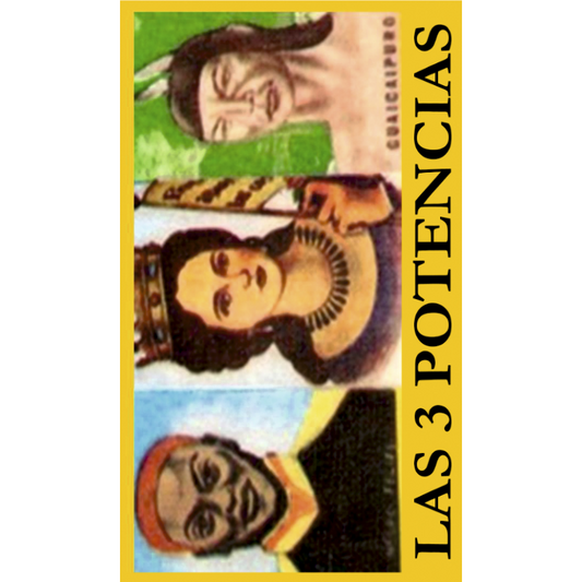 Stamp 3 POWERS, Religion, Santeria / Religious Card 