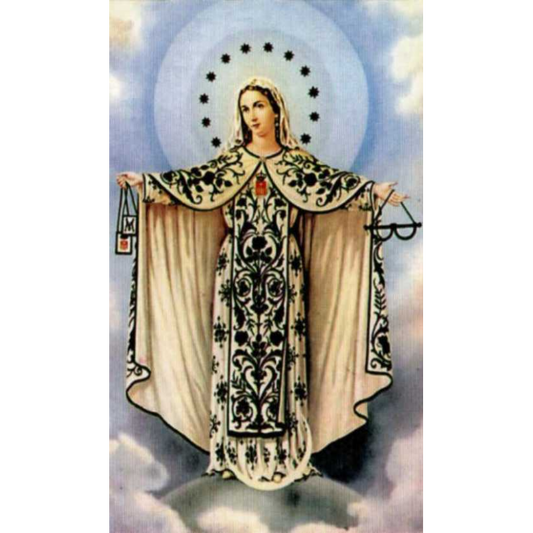 Religious Stamp VIRGEN DE LA MERCED, Religion / Religious Card 