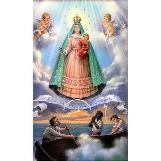 Religious Stamp CARIDAD DEL COBRE, Religion / Religious Card 
