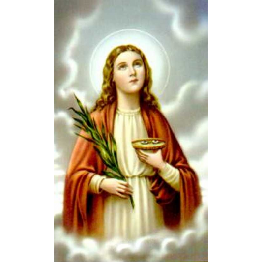 Religious Stamp SANTA LUCIA, Religion / Religious Card 