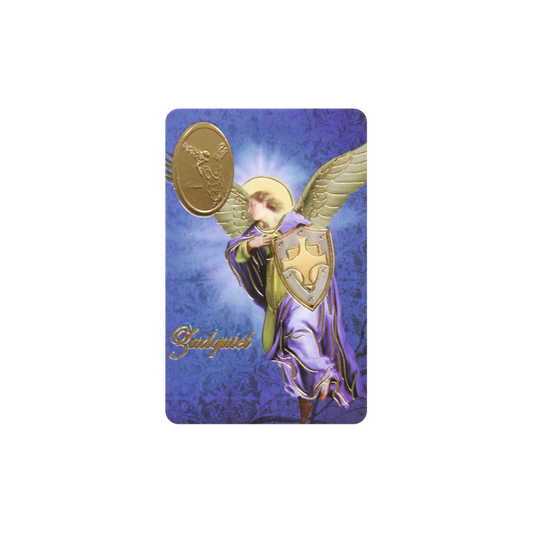 ARCHANGE ZADQUIEL Impression avec médaille, Religion / Carte religieuse 
