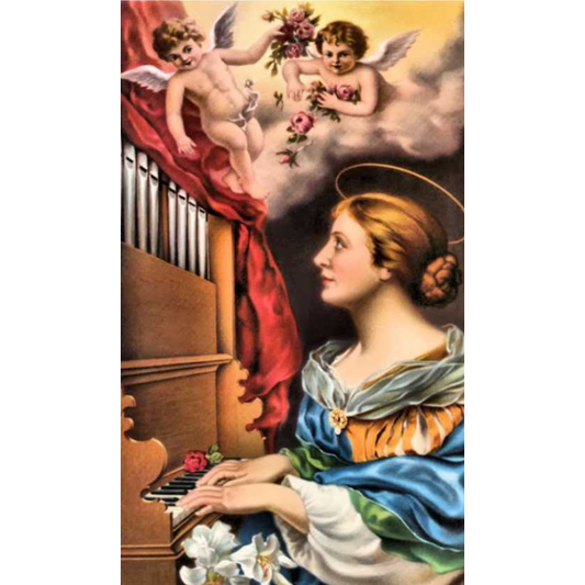 Timbre religieux SANTA CECILIA, Religion / Carte religieuse 