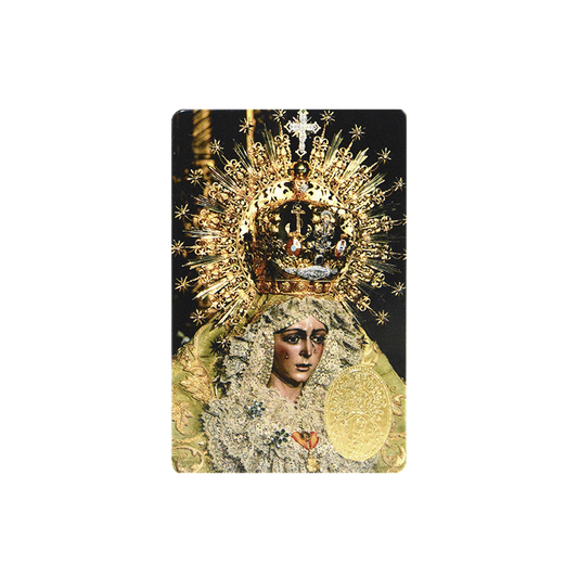 ESPERANZA MACARENA Stamp With Medal, Religion / Religious Card 
