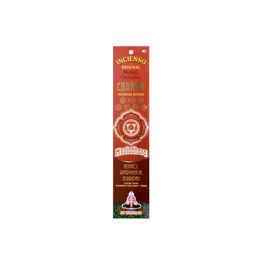 Incense Sticks First CHAKRA MULADHARA (Instinct, Survival, Security) 