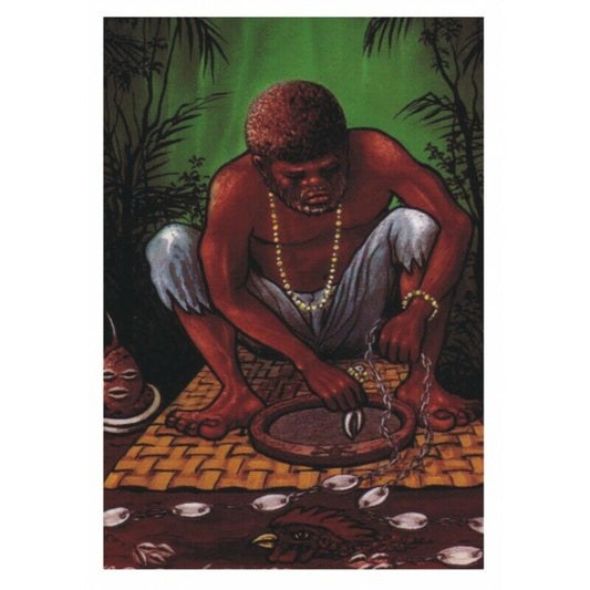 ORULA Stamp, ORUNMILA, Religion, Santeria / Religious Card 