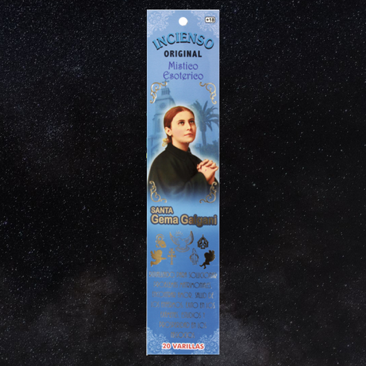 Incense Sticks SANTA GEMA GALGANI / St Gemma Incense Sticks, Esoteric Ritual 