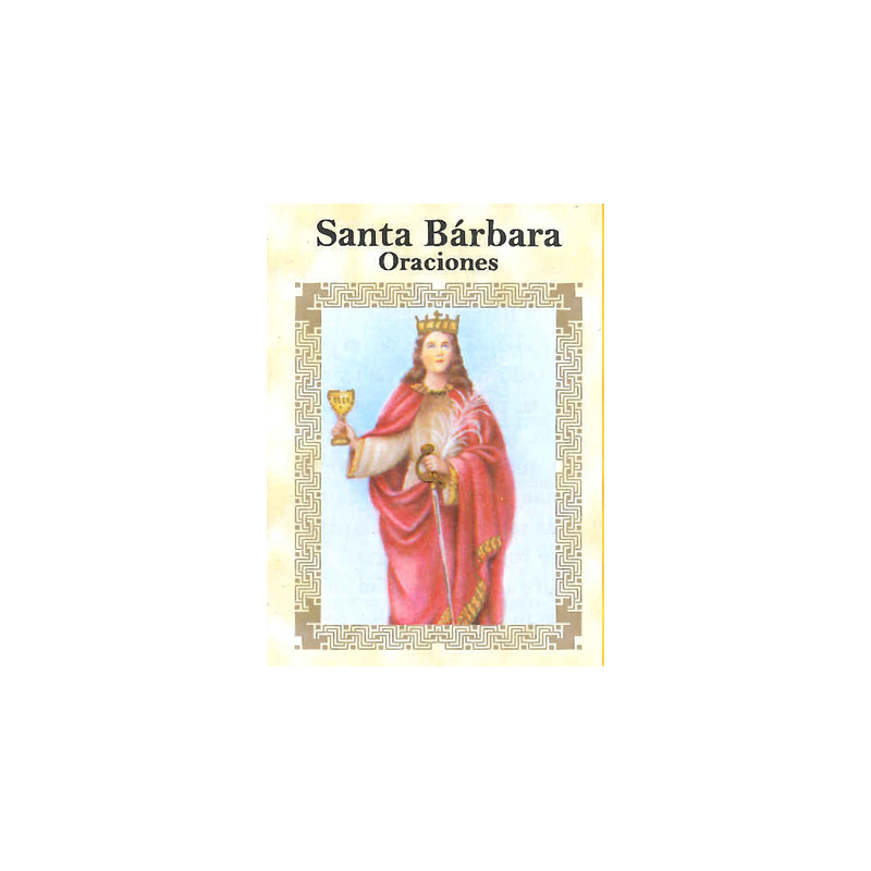Little Book of Prayers SANTA BARBARA / Prayer Book, Santeria, Religion 