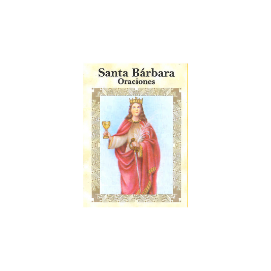 Little Book of Prayers SANTA BARBARA / Prayer Book, Santeria, Religion 
