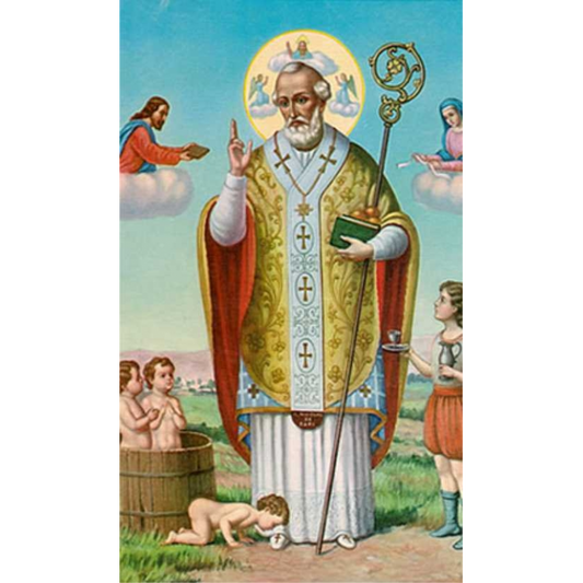 Religious Stamp SAN NICOLAS DE BARI, Religion / Religious Card