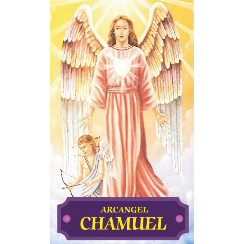Religious Stamp Arcangel SAMUEL, Religion / Archangel Chamuel Religious Card 
