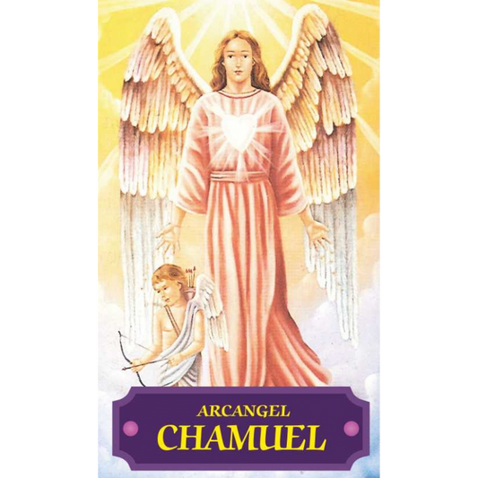 Timbre religieux Arcangel SAMUEL, Religion / Carte religieuse Archange Chamuel 