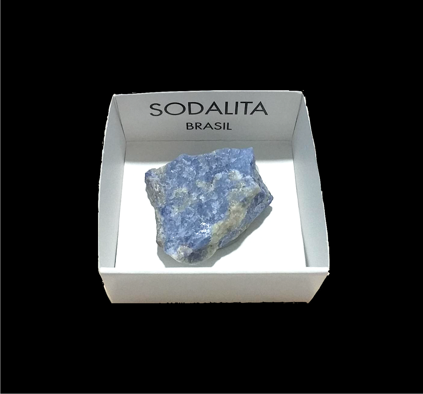 SODALITA en Caja de Coleccion 4x4 (Brasil) / Sodalite Box Of Collection, Mineral