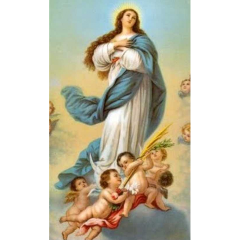 Estampa Religiosa VIRGEN DE LA ASUNCION, Religion / Religious Card