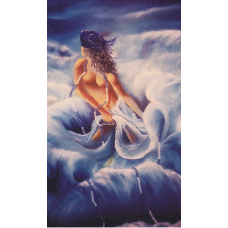 Estampa YEMANYA, YEMAYA, IEMANJA, Religion, Santeria / Religious Card