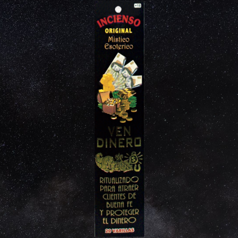 Incienso Varillas VEN DINERO / Come Money Incense Sticks, Ritual Spell Esoterico