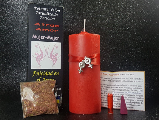 ritual atrae amor mujer mujer 