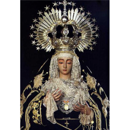 Religious Stamp VIRGIN OF SOLEDAD, Religion / Religious Card 
