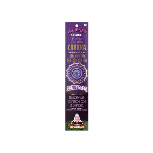 Incense Sticks Seventh CHAKRA SAHASRARA (Transcendence, Divinity Connection) 